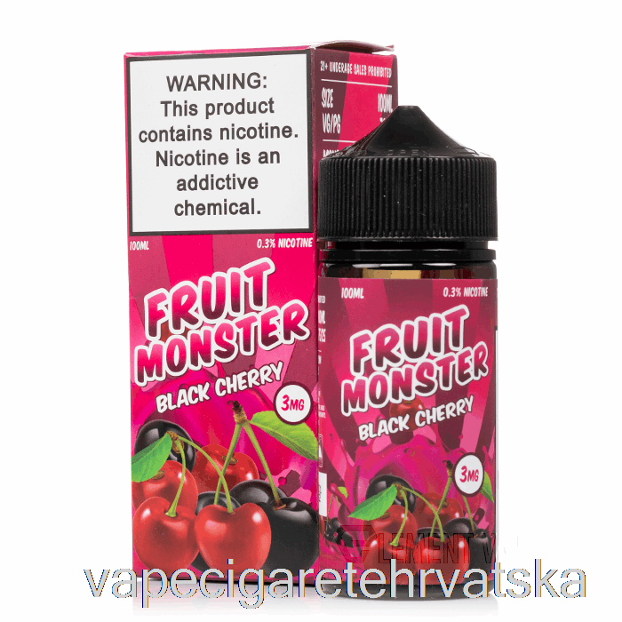 Vape Cigarete Crna Trešnja - Fruit Monster - 100ml 3mg